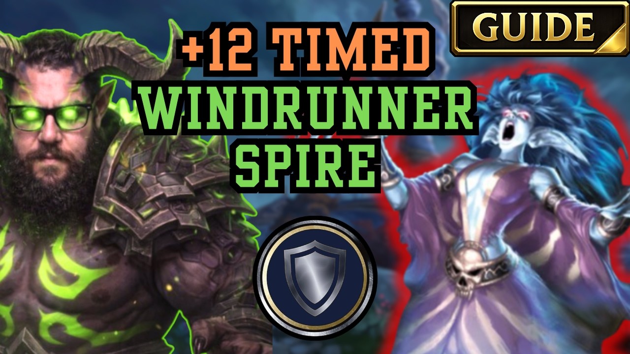 HOW TO TANK: Windrunner Spire +12 (Midnight Guide) | Vengeance DH POV | Season 1 Midnight