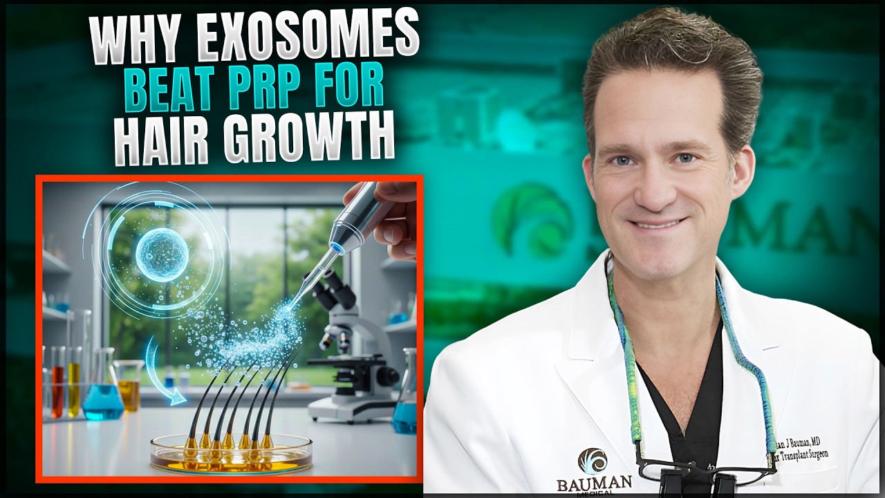Exosome Therapy for Hair Loss 2026 Better Than PRP? | Dr. Alan Bowman Explains