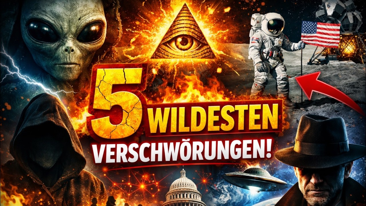 Die 5 wildesten Verschwörungstheorien der Welt – Aber ist wirklich dran?