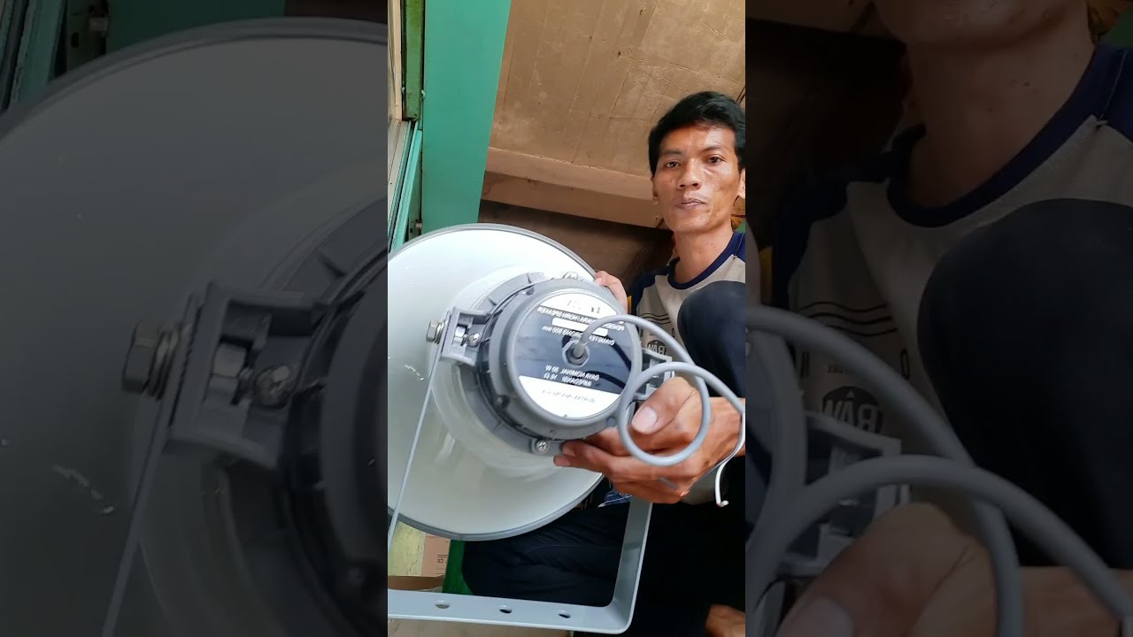 unboxing corong toa 50 watt type terbaru #soundsystem #instalasi #toa
