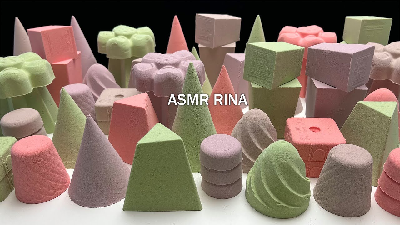 ASMR baking soda only palm crush