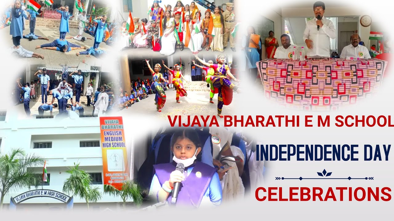 | VIJAYA BHARATHI ENGLISH MEDIUM SCHOOL GRAND 75th INDEPENDENCE DAY CELEBRATIONS | MADANAPALLE |