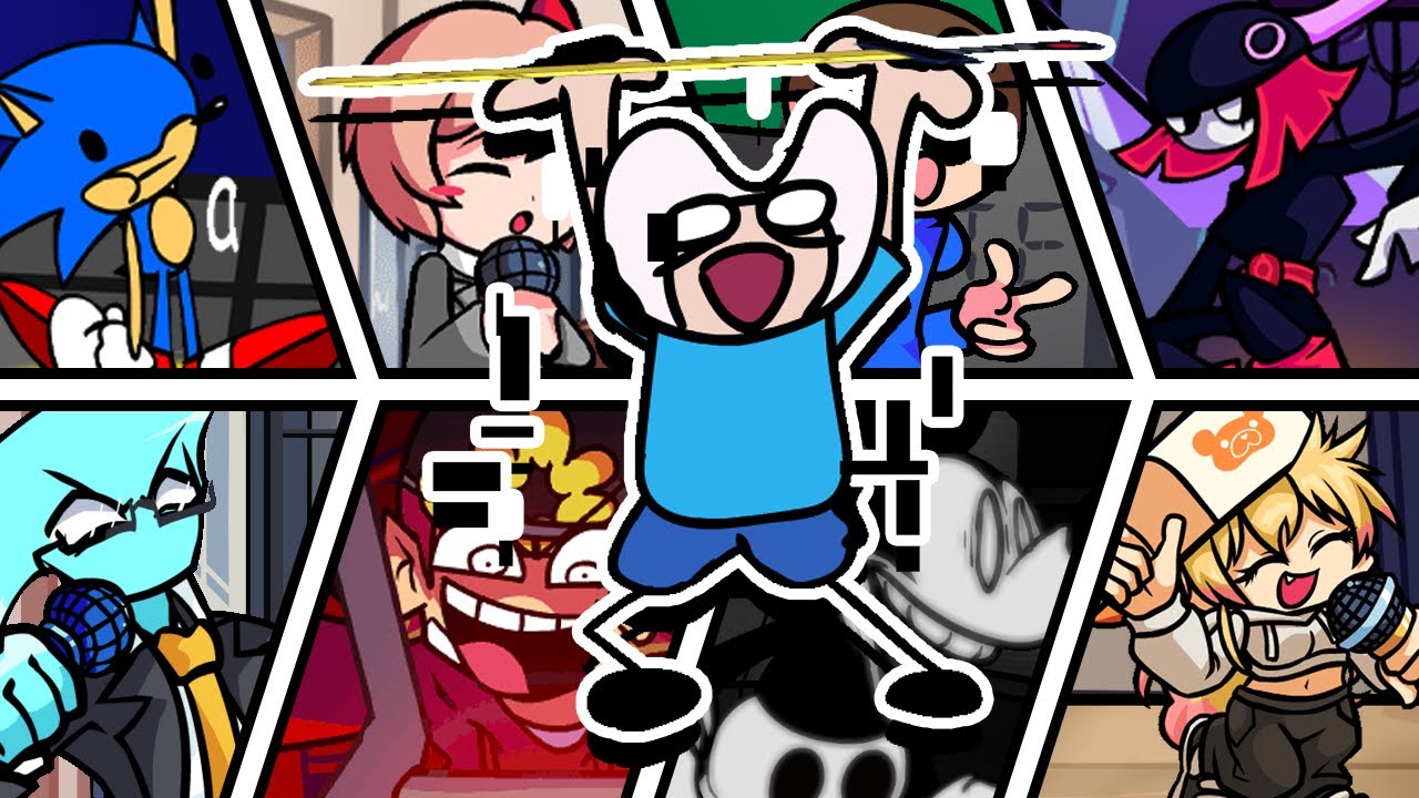 No Hero V2 But Every turn a different character sings 🎤 (FNF No Hero V2 But everyone sings it)