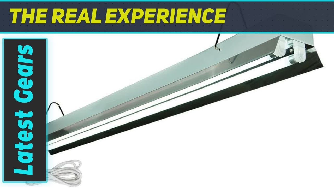 HTGSupply 4-Foot T5 Fluorescent Grow Light Fixture The Best for High Output and Efficiency