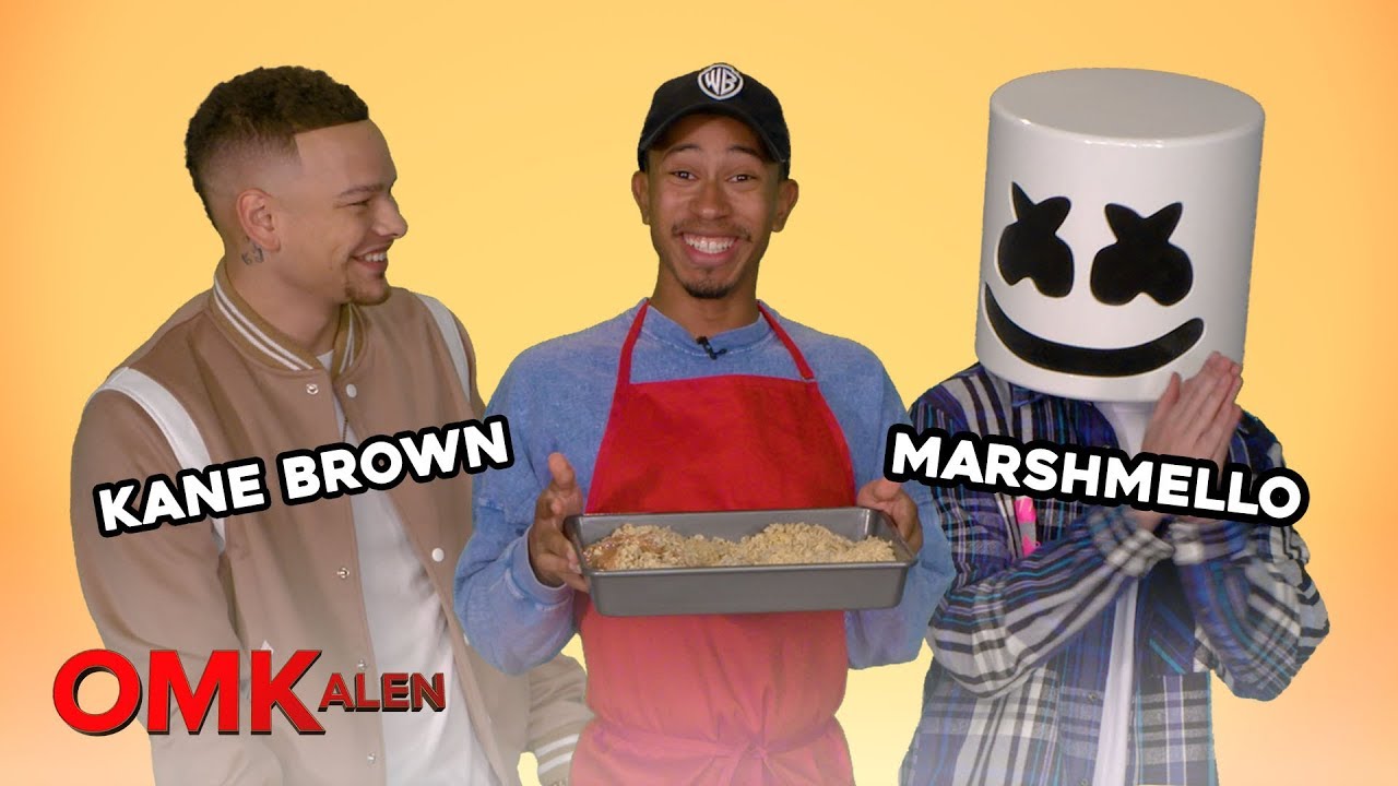 ‘OMKalen’: Kalen Makes Stuffed Puff Rice Krispies with Marshmello, Marshmallows, and Kane Brown