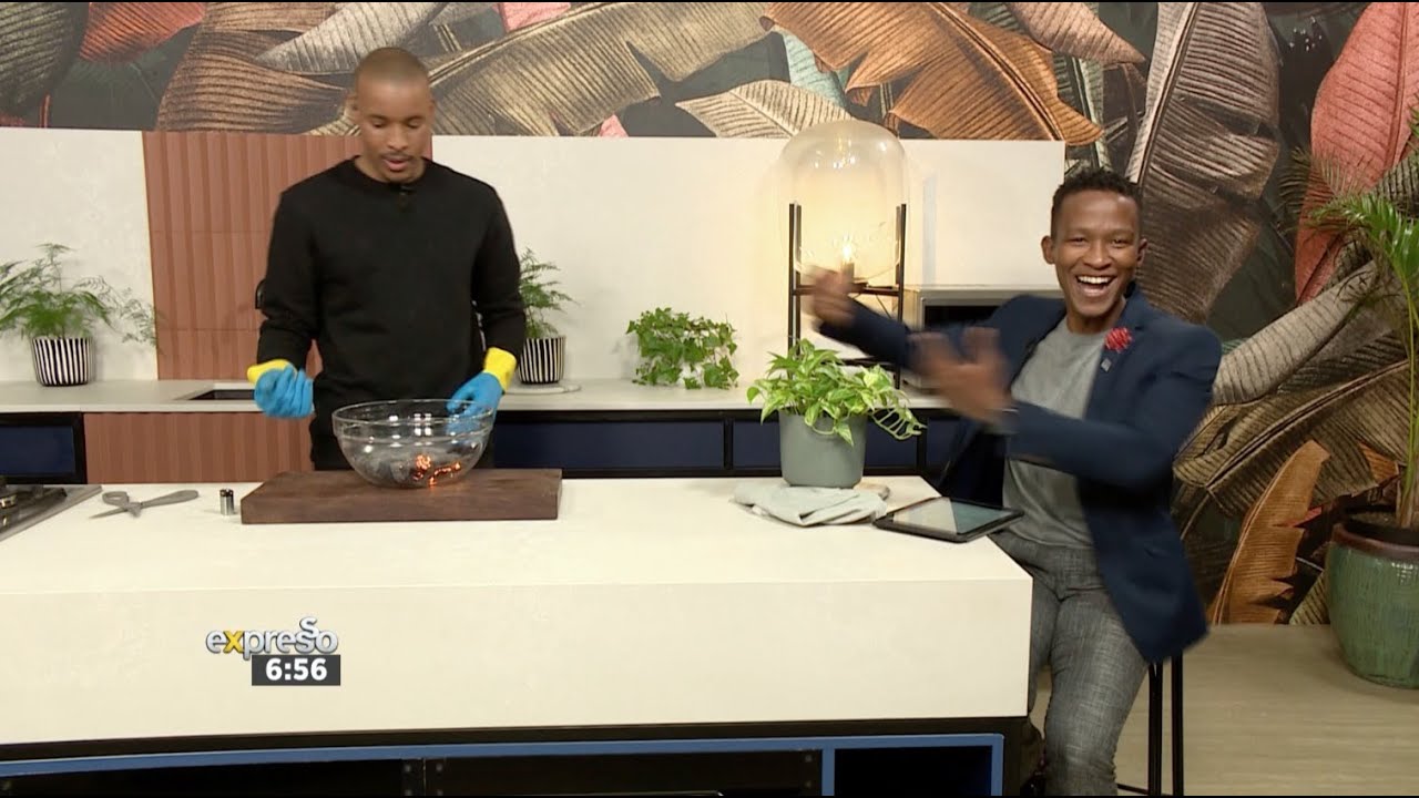 Kat & Thabiso do a Science Experiment