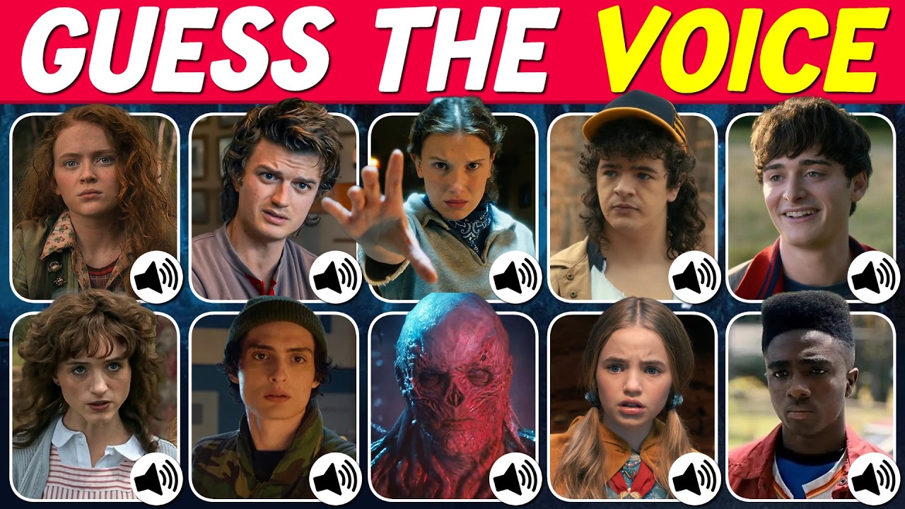 Guess The Voice 🔊 | The ULTIMATE Stranger Things 5 Fan Quiz