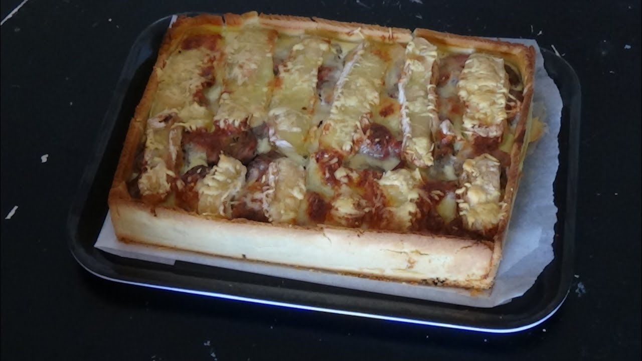 Tarte au Camembert et Andouillettes