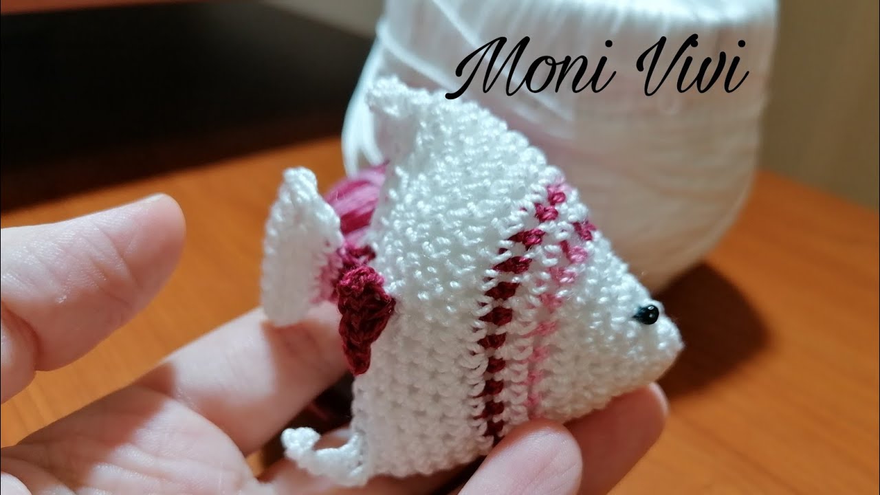 Pesce farfalla all'uncinetto / #crochet step by step #tutorial