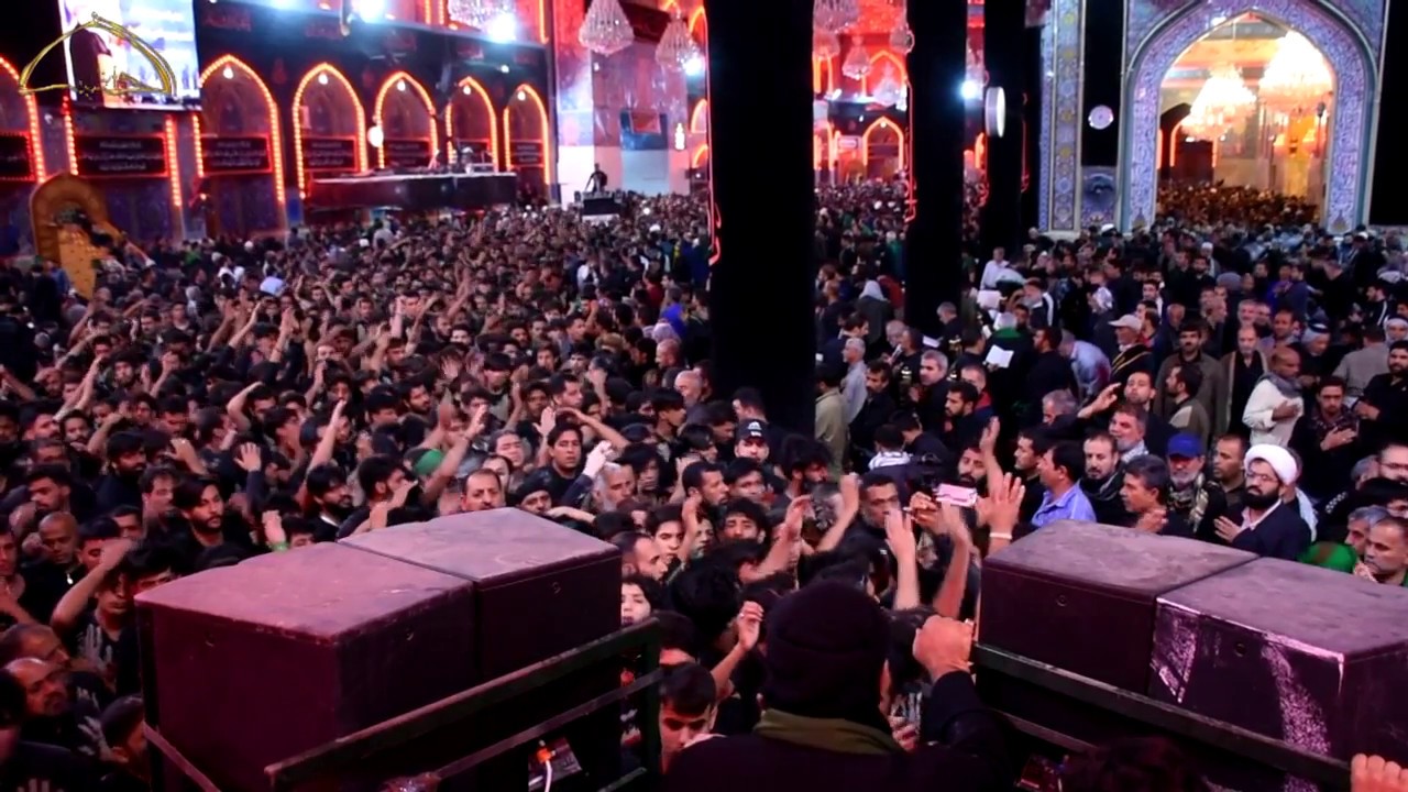 موكب ابناء الحسين الدخول الى مرقد الامام الحسين يوم الاربعين 1440