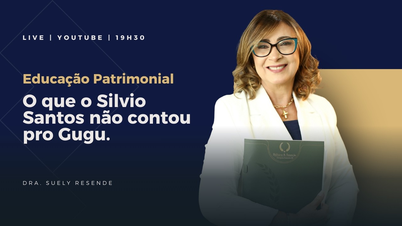 Live de Aquecimento 2 - Educação Patrimonial: O que o Silvio Santos não contou pro Gugu