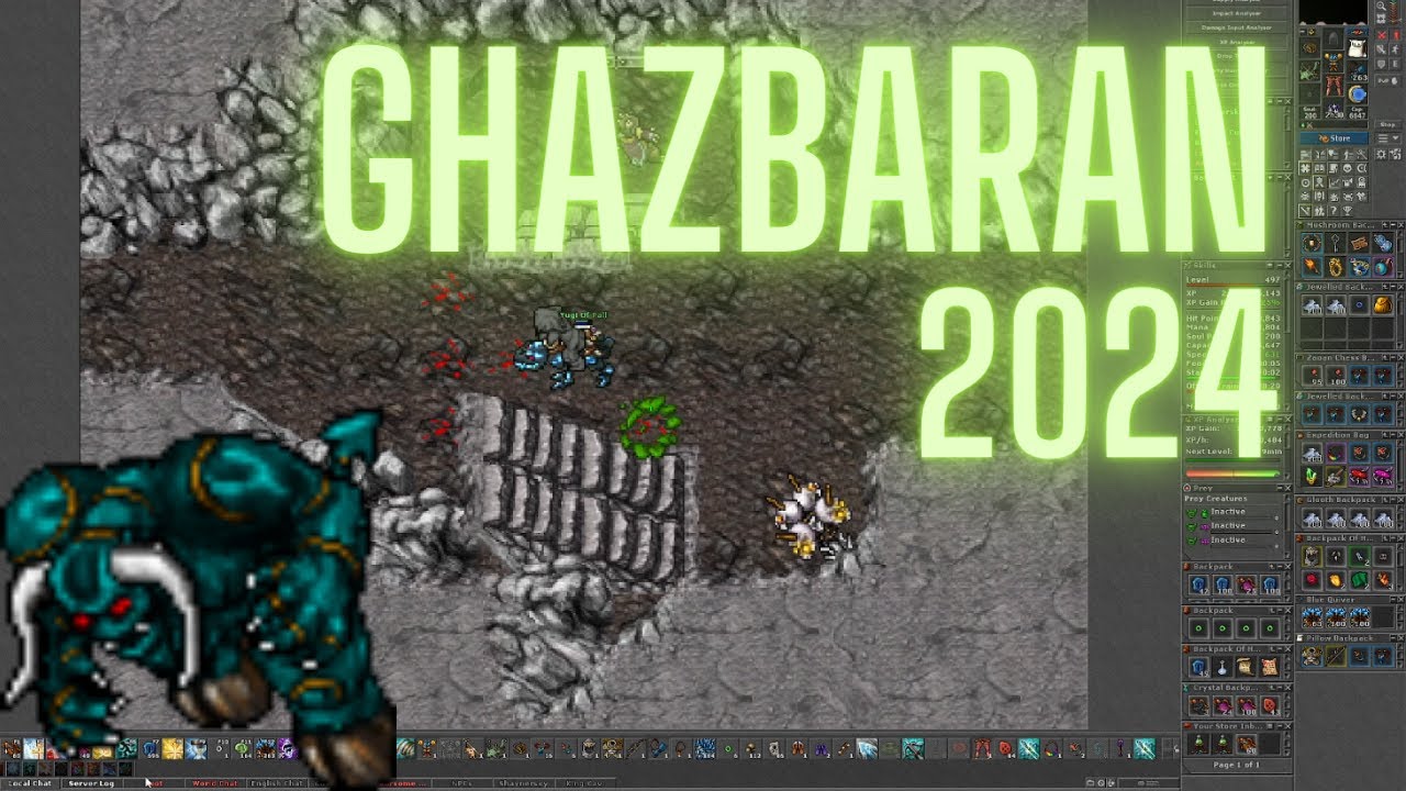 Tibia -Ghazbaran w Komnacie tajemnic! 2024 !#tibia #boss