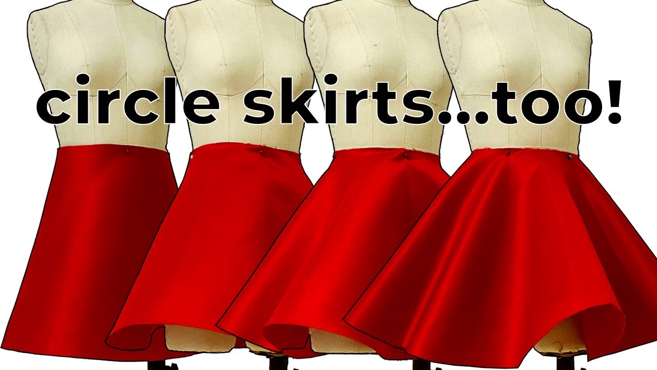 CIRCLE SKIRTS PATTERNMAKING AND CUTTING (UPDATED) | LA MODÉLISTE