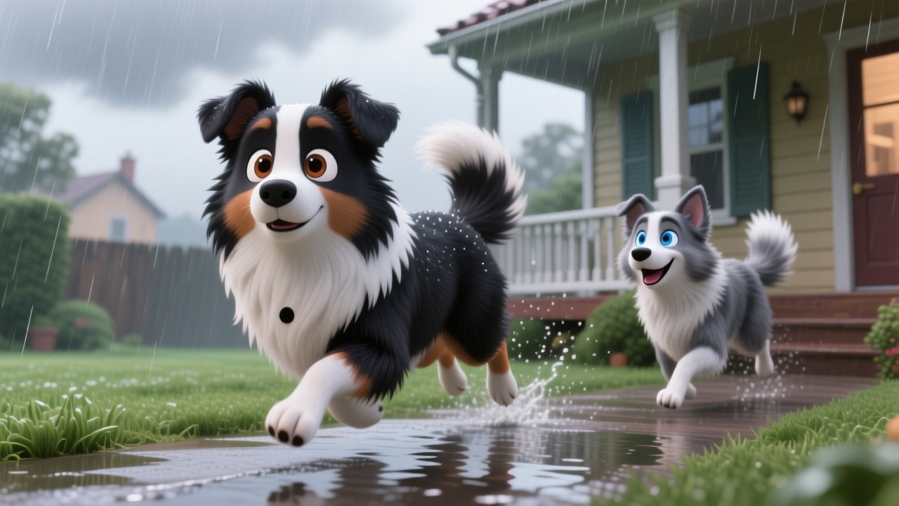 🌧️🎶 Rain, Rain, Go Away with Maggie | Kids Song | Nature Sounds for Babies 🐶🍼