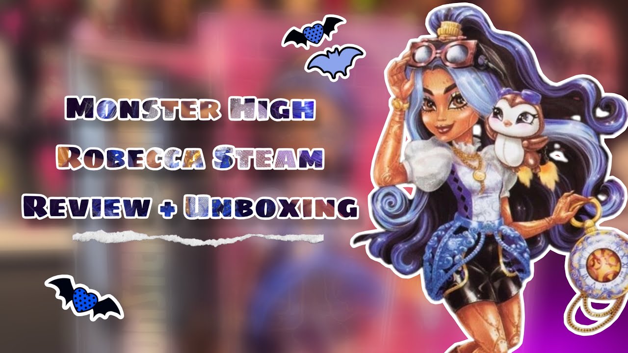 Monster High Robecca Steam Review & Unboxing!!