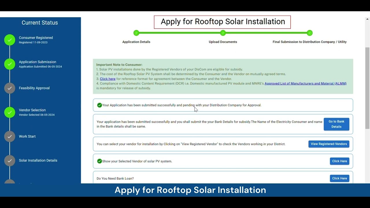 PM Surya Ghar Muft Bijli Yojana - Edit Consumer Application