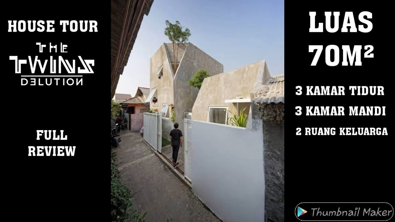 #HomeTourEps.11 RUMAH THE TWINS DI GANG CIPULIR LUAS 70m² TAPI ADA 3 KAMAR TIDUR