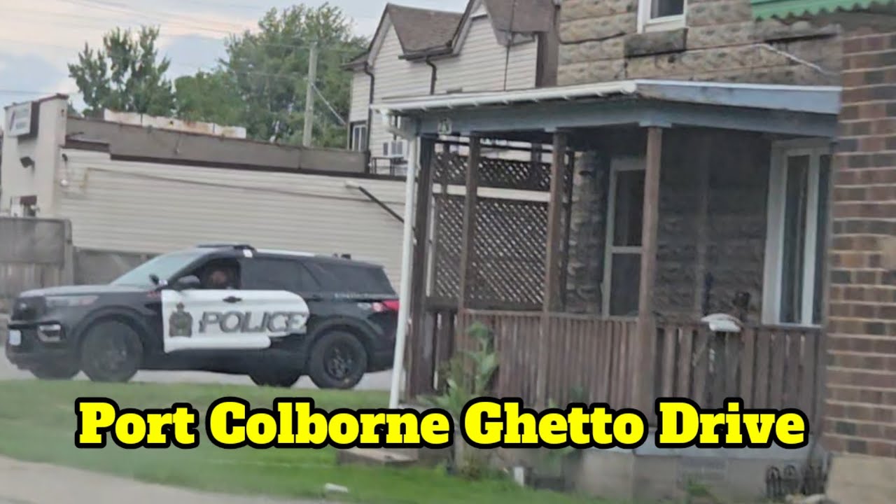 A drive Through Port Colbornes Rough Ghetto Area 