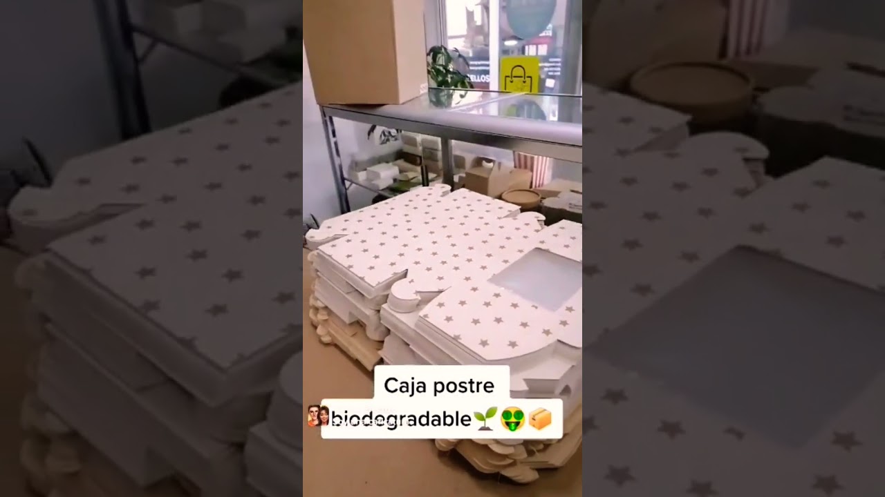 cajas para pasteler&iacute;as biodegradables📦🍃🌱 #biodegradables #emprendimiento #empaques #pasteleria