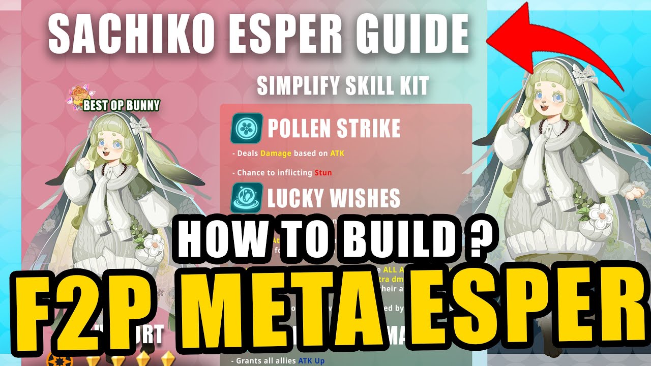 HOW TO BUILD SACHIKO? | F2P ESPER | DISLYTE