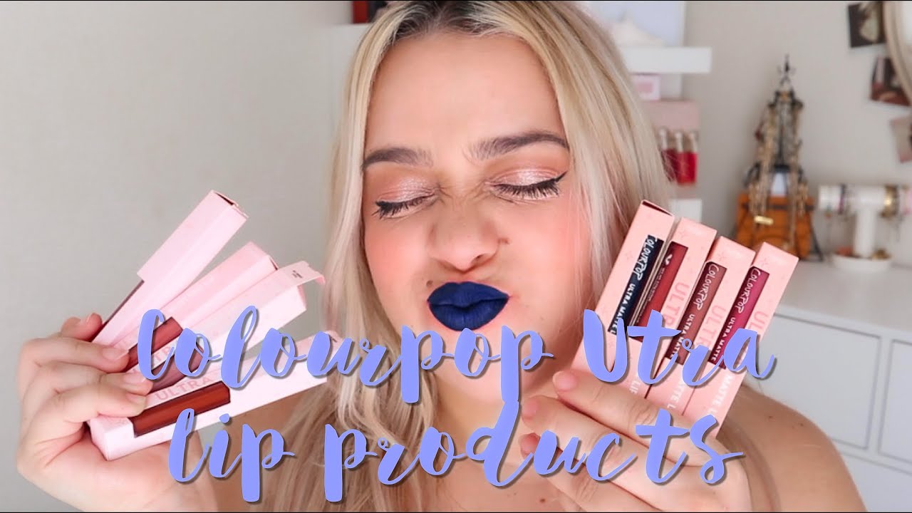 NEW COLOURPOP ULTRA GLOSSY, ULTRA BLOTTED, ULTRA MATTE LIP SWATCHES