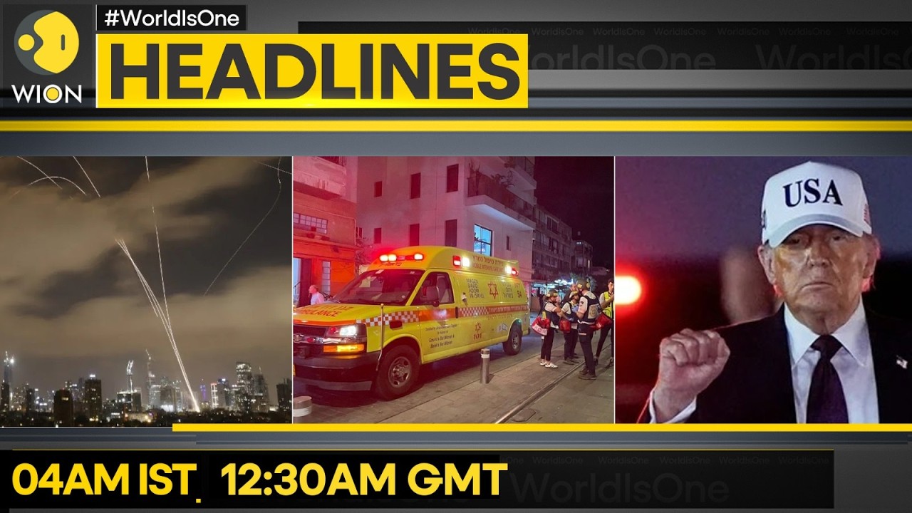 US-Israel Strike Iran: 6 Injured Near Jerusalem Strike | WION HEADLINES