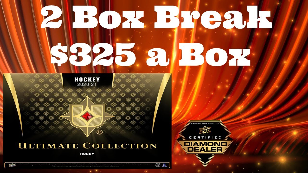 2020-21 Upper Deck Ultimate Collection Hockey Hobby Box Break