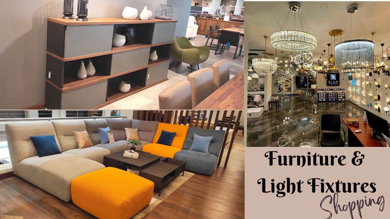 PROJECT SHOPPING VLOG // LIGHT FIXTURES & FURNTURE SHOPPING  //  Come Shop With Me