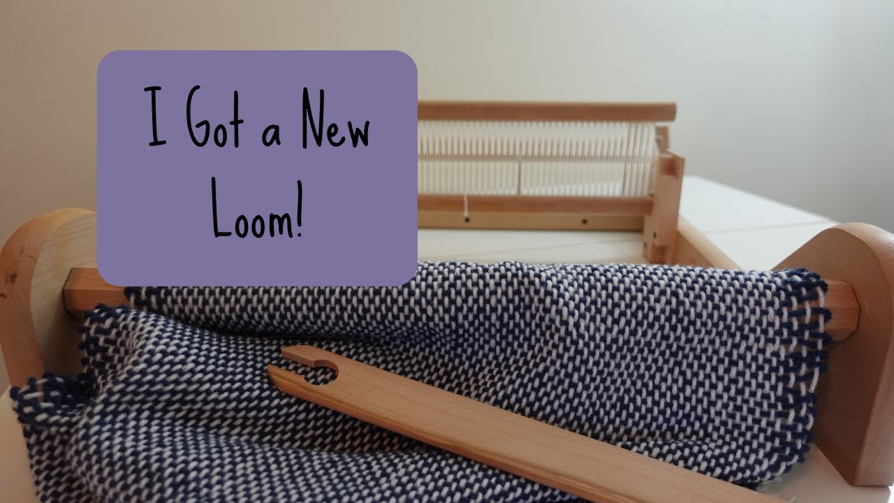 First Time Using a Rigid Heddle Loom | I Got a New Loom | I Tried Weaving on a Rigid Heddle Loom