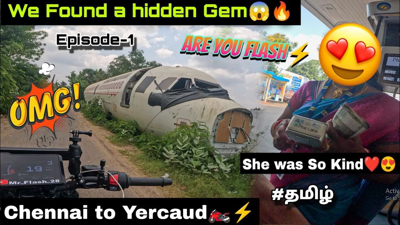 ❤️‍🔥She was Cute😍| OMG hidden sport🤯| Chennai to Yercaud⚡| Episode-1🚨| Bike ride🏍️🔥| Tamil❤️