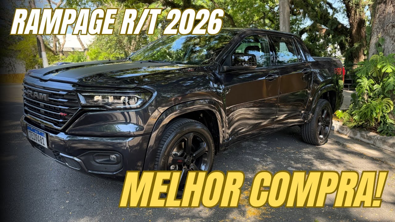 RAM RAMPAGE R/T 2025 é a melhor versão da PICAPE! 