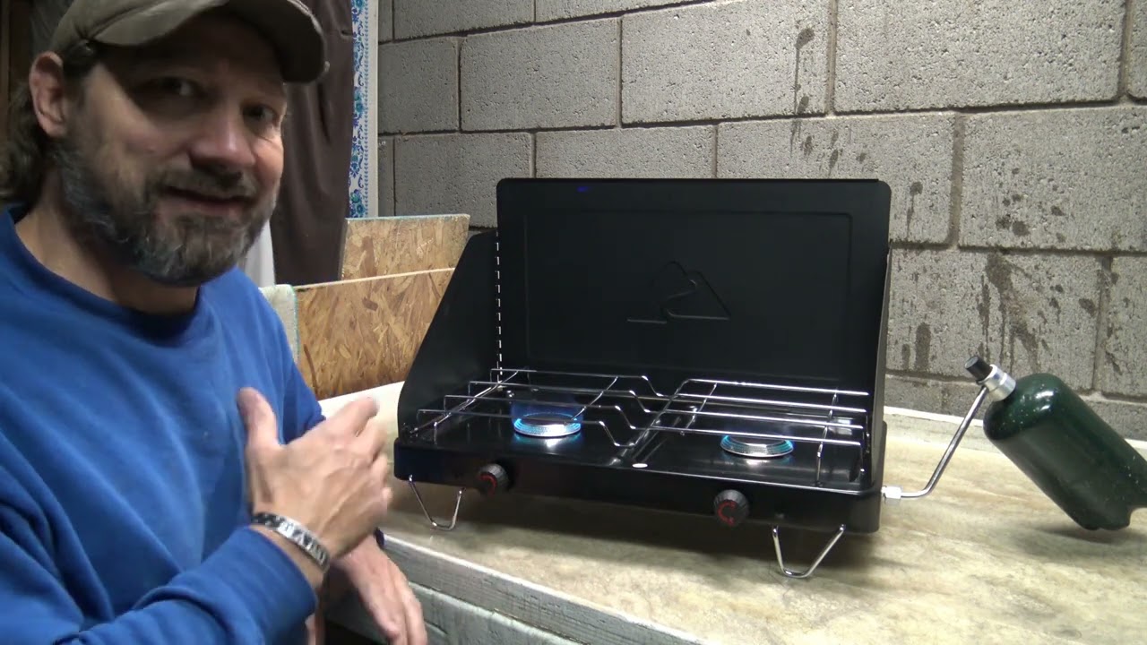 Ozark Trail 2 Burner Propane Camp Cook Stove - 27 BUCKS!  Not Bad!