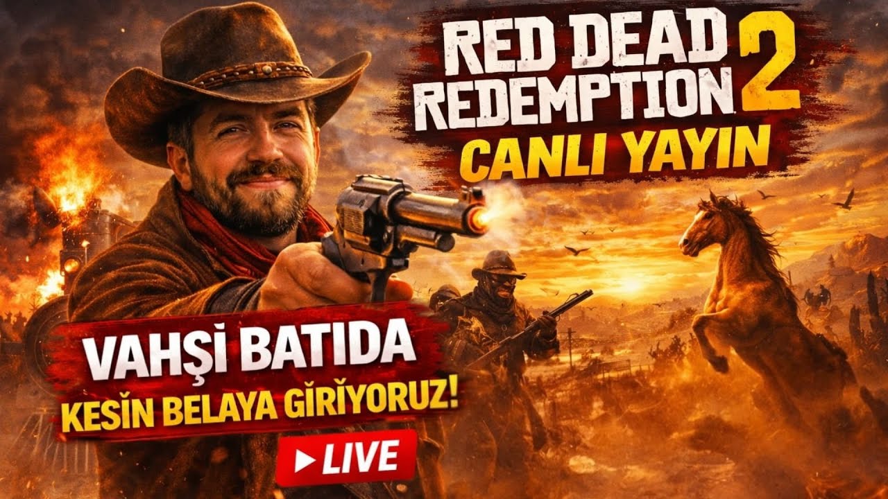 🔴 RDR2 Online CANLI | Kovboy Hayatı Başladı! @tolgahan7097  #oyunumadokunma