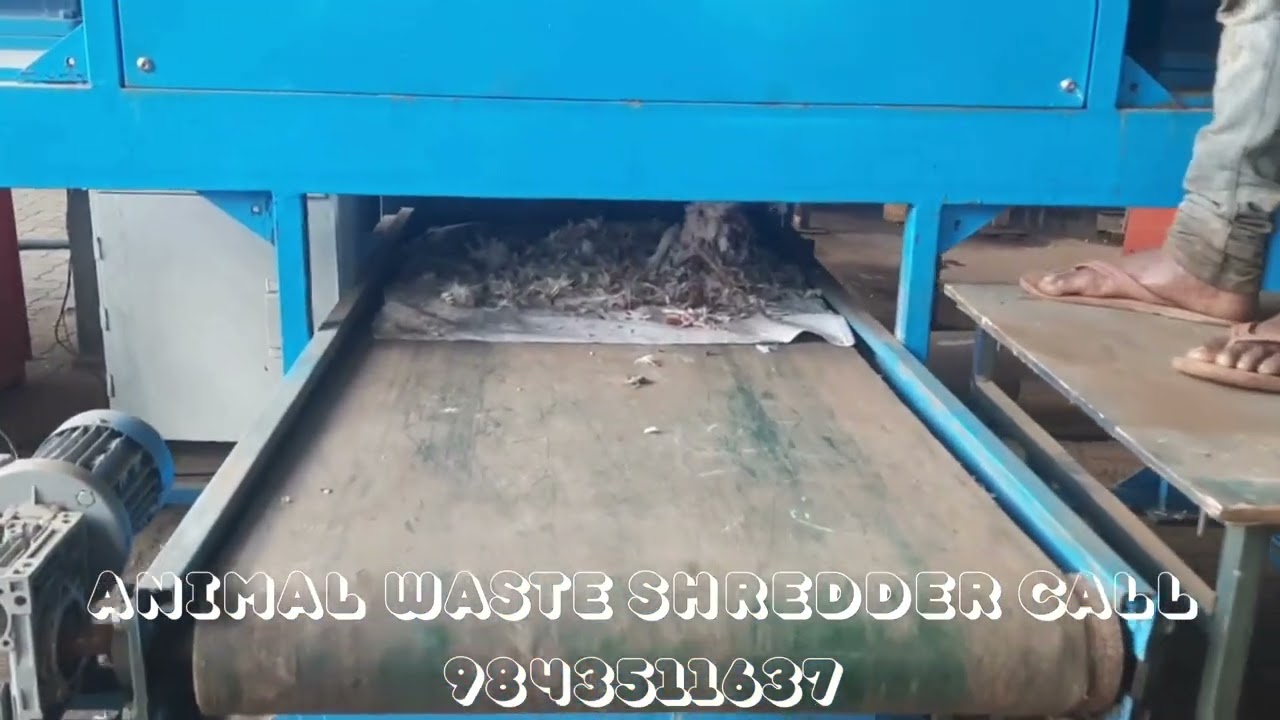 CHICKEN WASTE SHREDDER