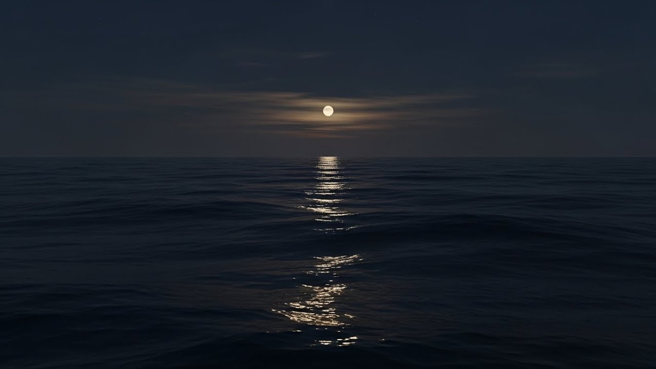 Work Stress Keeping You Awake? 🌙 Night Ocean Waves for Deep Rest (LIVE)