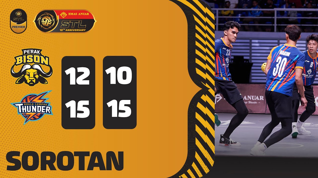 Sorotan Perlawanan: Perak Bison 0-2 KL Thunder | Final | GP Penang | EMAS ANUAR STL 2024