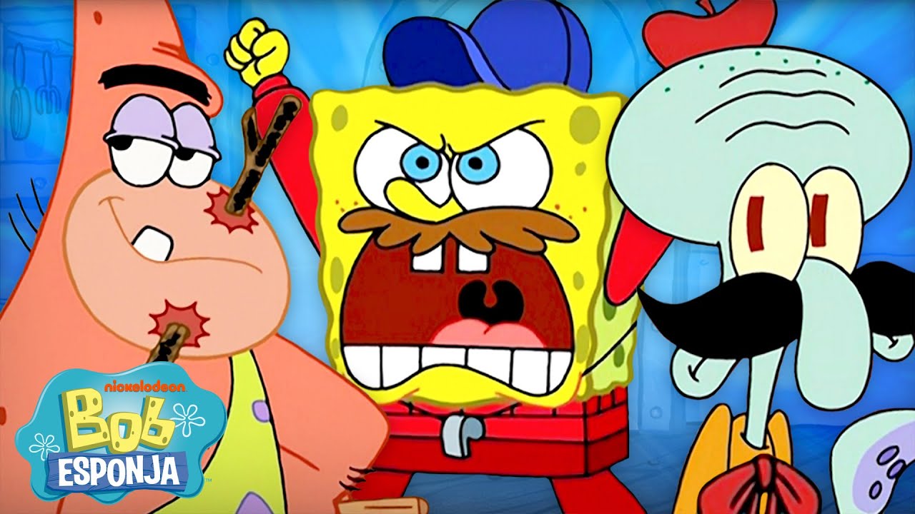 Bob Esponja | Maratón de la temporada 3 de Bob Esponja 🧽 | Compilación de 55 minutos | Español