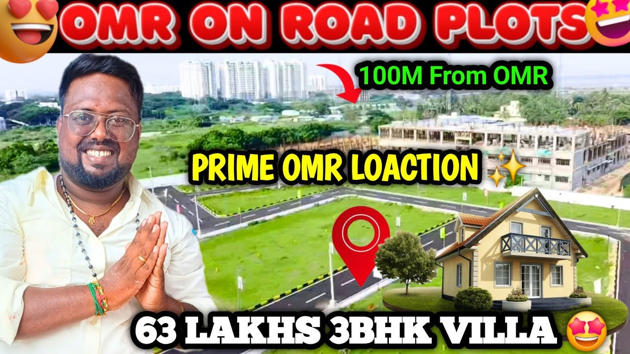 Chennai Plots for sale in Kelambakkam | Just 100 m from OMR Road | Idea Mani 