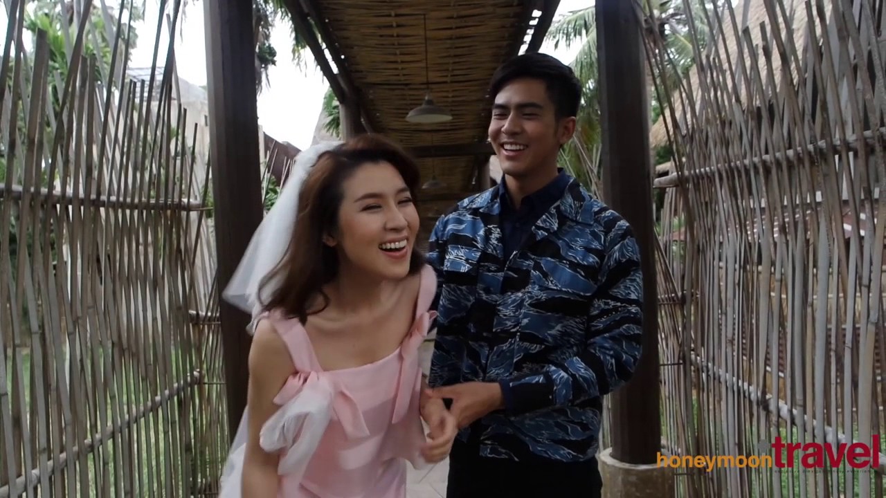 เต้ย&เชียร์ ฟินจิกหมอน ลูกหมีตายยกด้อม ในธีม Just Married บนนิตยสาร Honeymoontravel Mag