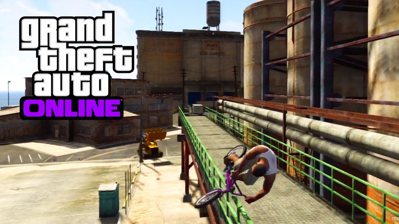 GTA 5 - BMX Complex Grind Stunt !