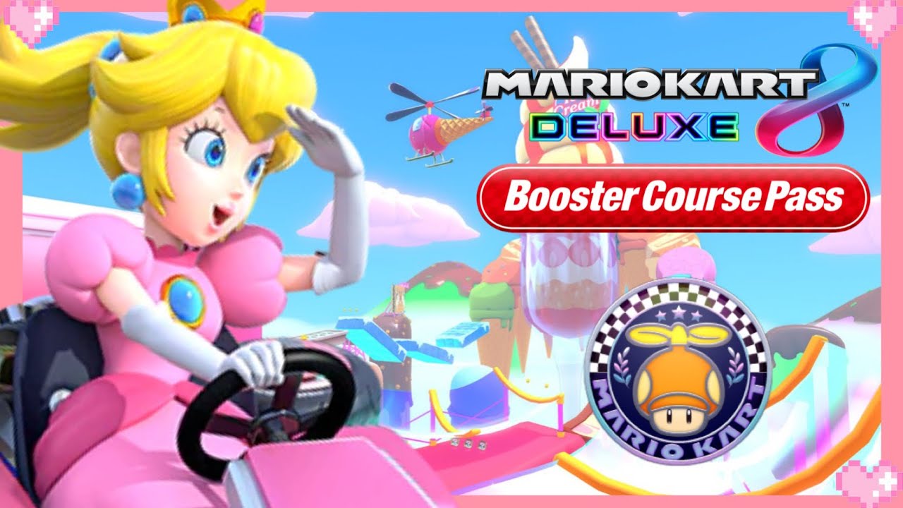 💗 Mario Kart 8 Deluxe Booster Course Pass (Propeller Cup￼) Peach Gameplay 💗