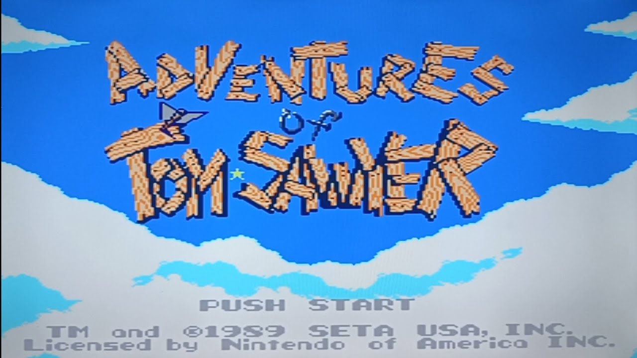 Adventures of Tom Sawyer | 1989 | nes | Tutorial Game Stick Retrô SF900 | Jogo 74 | Menu FC Games