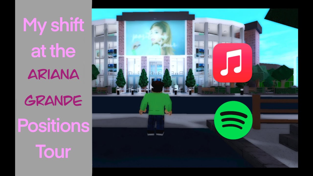My shift at the ARIANA GRANDE concert!!! *chaotic* | Bloxburg event