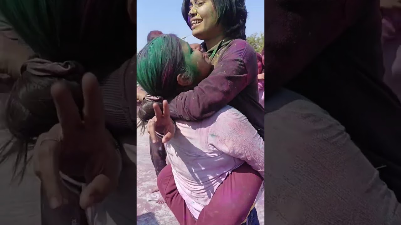 Holi celebration 🎉🎉🎉🎉 for hostel girls ❤️❤️❤️❤️
