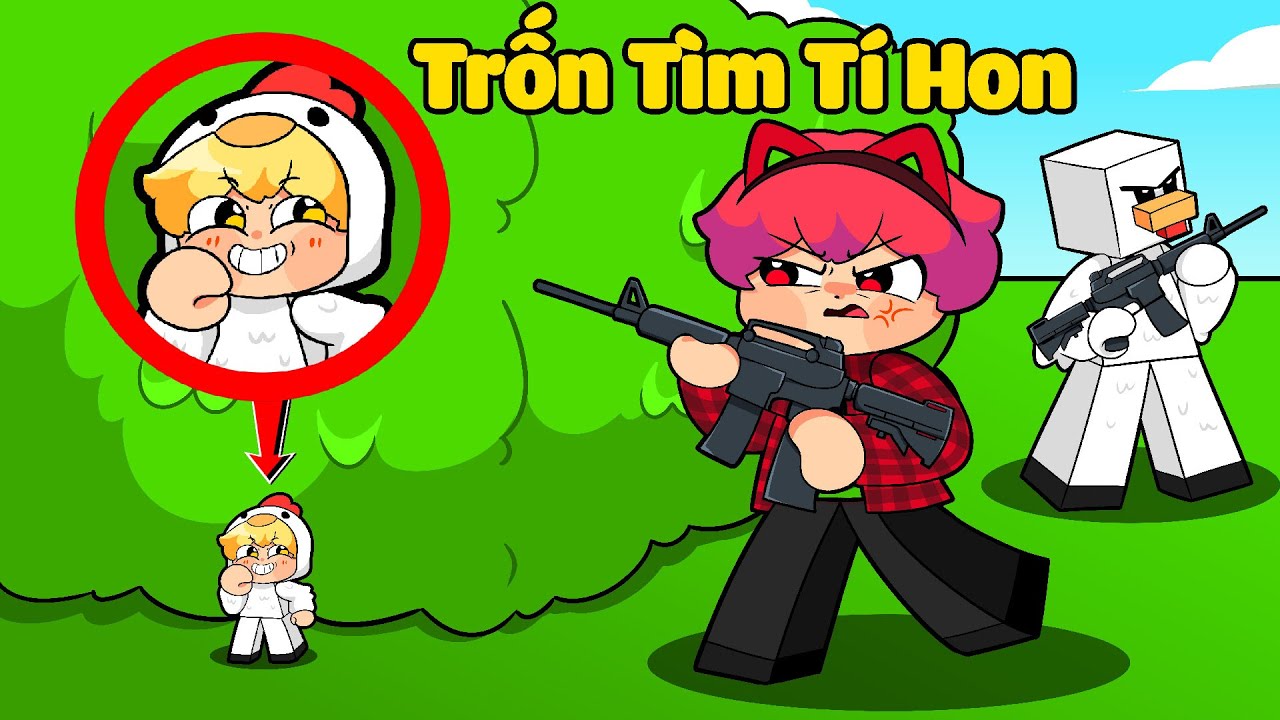 Tô Gà Chơi Trốn Tìm Tí Hon Trong Roblox
