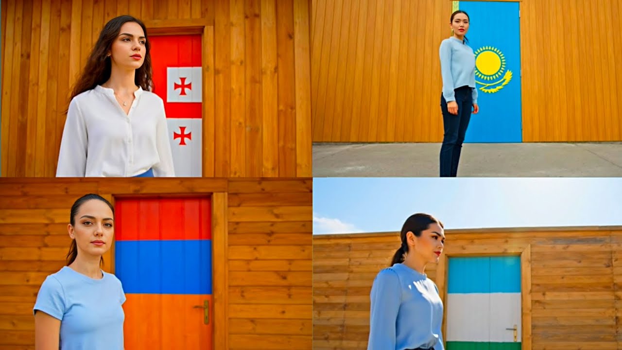 Walking Through Nations 🚪🌎 | Creative Flag Transition Video