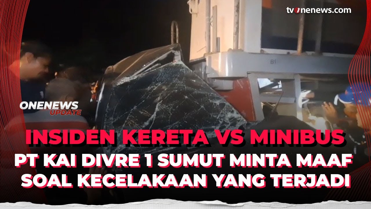 PT KAI Divre 1 Sumut Ungkap Kronologi Insiden Kereta Hantam Mobil | OneNews Update