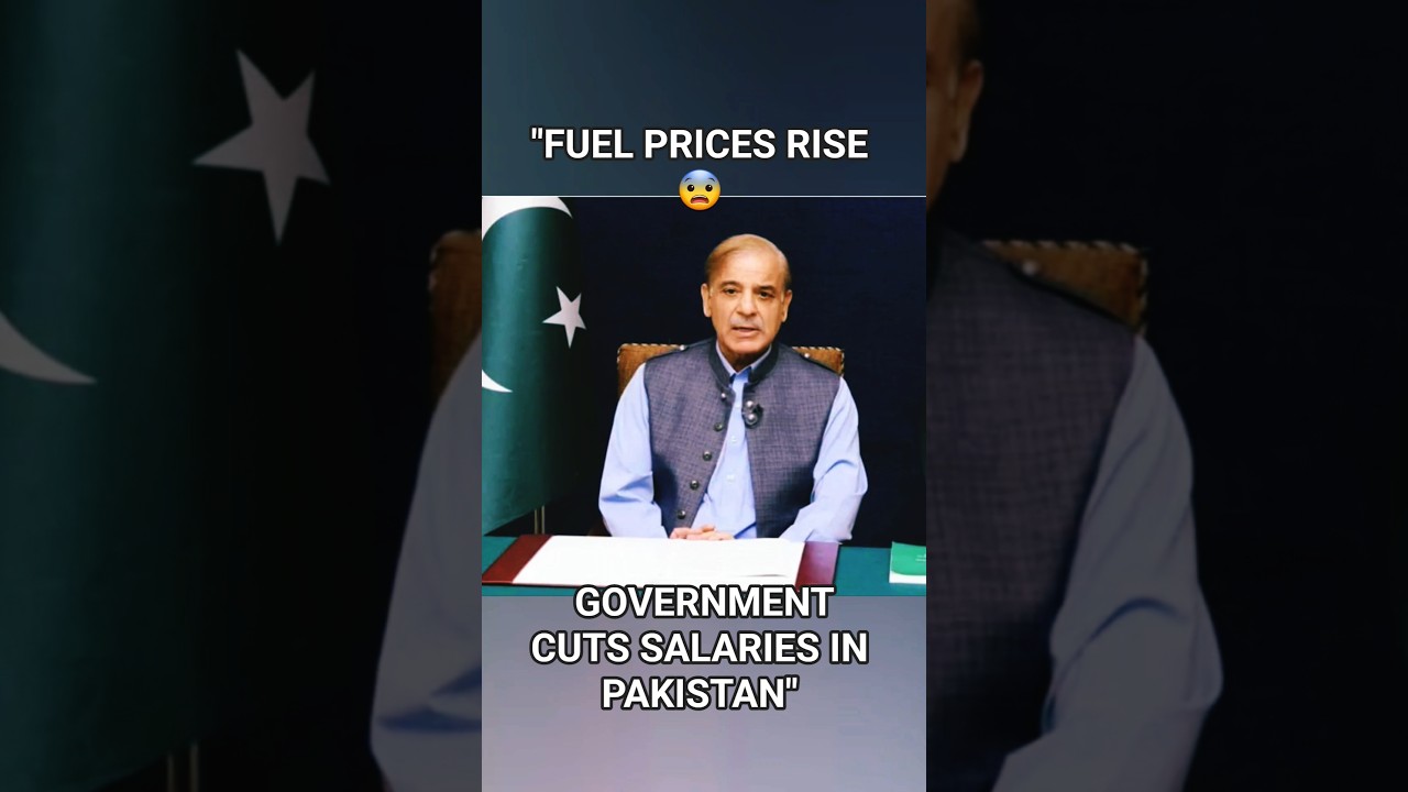 Pakistan cuts minister salaries#Pakistan #FuelPrices #ShehbazSharif #Economy #news #worldnews#shorts