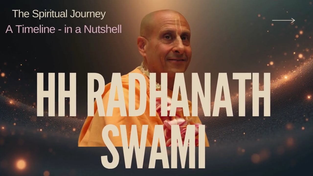 A Spiritual Timeline of HH Radhanath Swami Maharaj