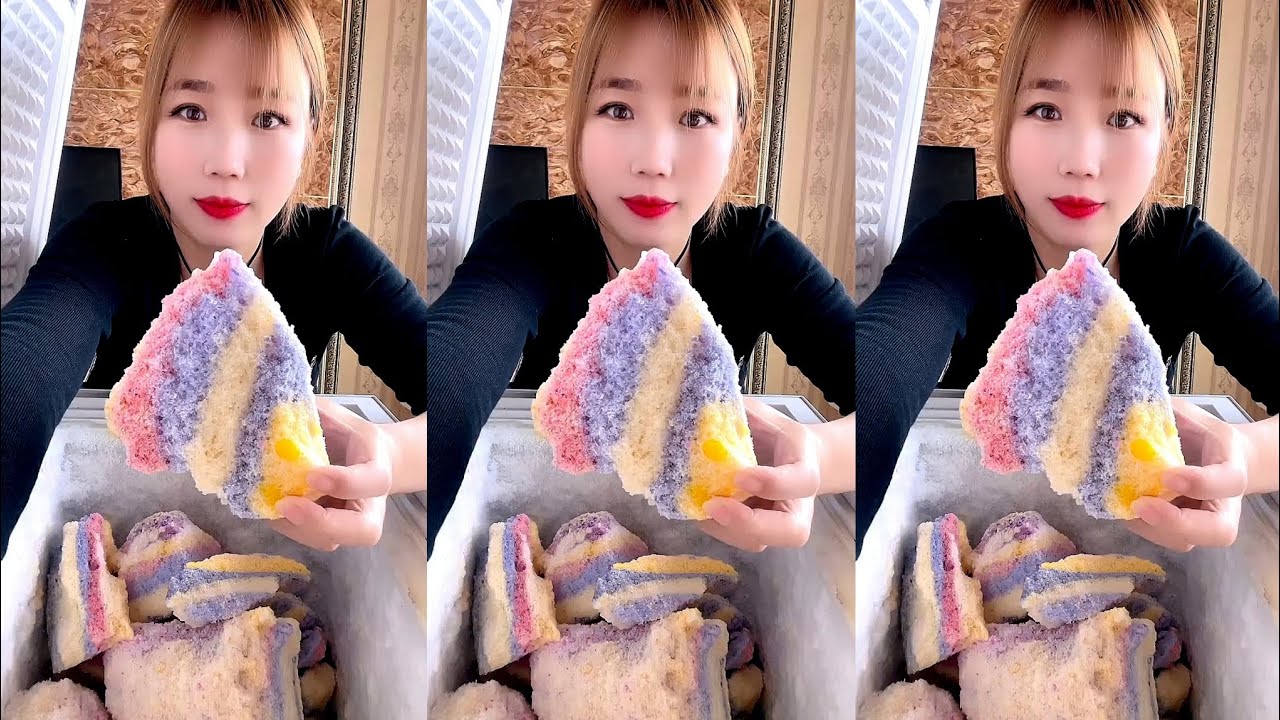 ASMR SHAVED ICE EATING. ICE EATING